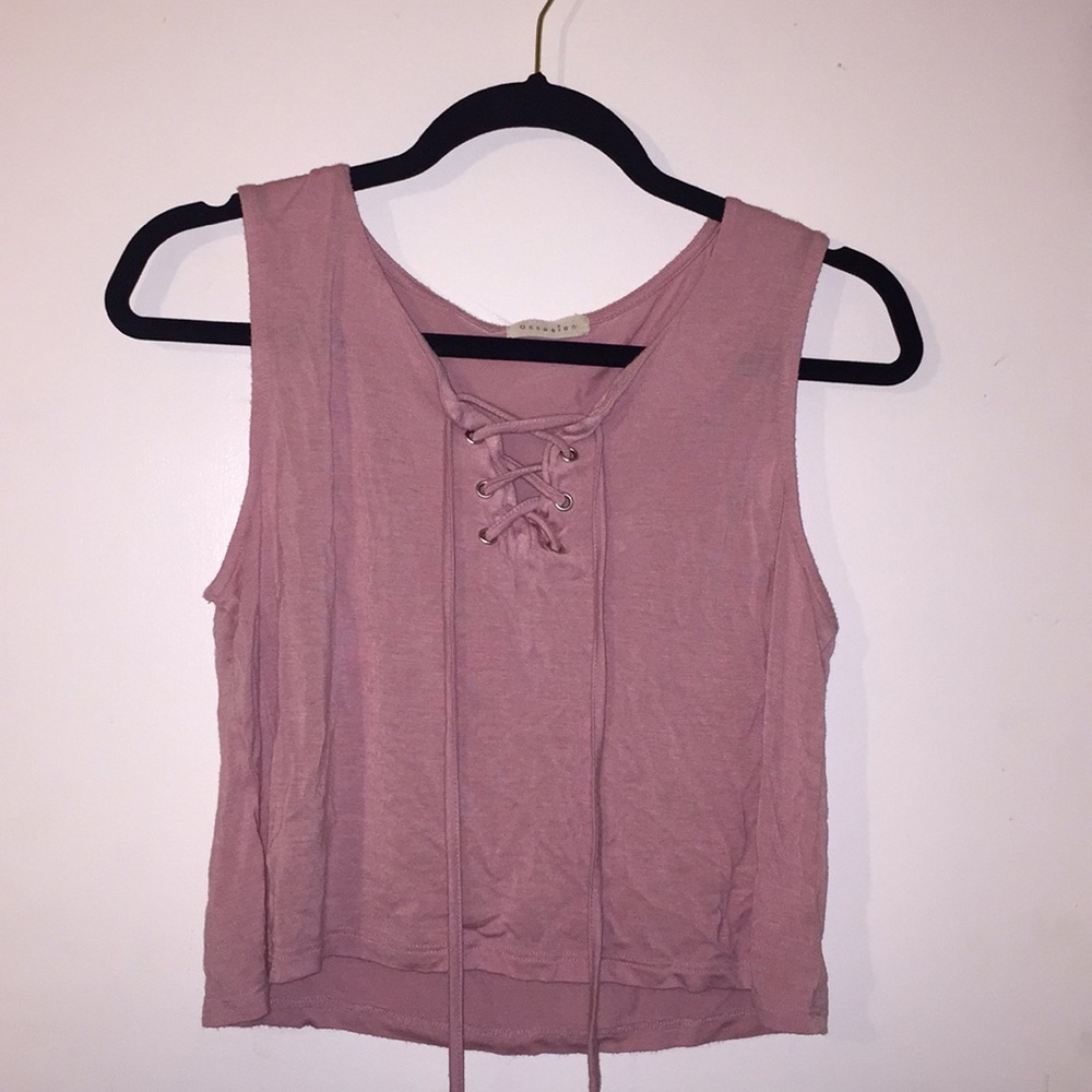 Pink Crop Top
